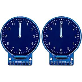 1.28 "وحدة LCD دائرية 240X240 TFT شاشة عرض IPS 65K شاشة ملونة 4-Wire SPI (2 حزمة) in Kuwait