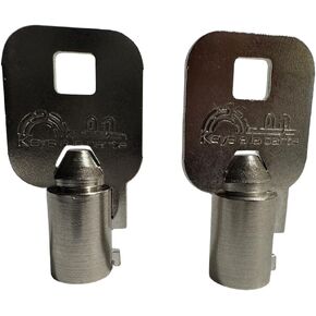 X8507 Replacement Key – Cut to Code on 1137S Tubular Blank for Fort Tubular Locks | KEYSALACARTE in Kuwait