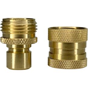 مجموعة توصيل سريع لخرطوم حديقة Dixon 500QCK الأصلي، 3/4 بوصة ذكر/أنثى GHT، غير مصقول، نحاس، 150 رطل لكل بوصة مربعة in Kuwait