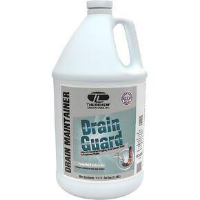 Drain Guard Bio-Enzymatic Sink/Drain Cleaner, Commercial Grade Powerful Deodorizer for Grease Traps, Slow Pipes, Monthly Maintenance - 1 Gallon in Kuwait
