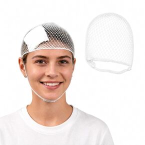 Head Elastic Dressing Retainer, 20 Pack Stretch Mesh Head Bandage Cover,Breathable Flexible Retainer for Gauze & Dressing, for First Aid, Post-Surgery & Head Care, 8# in Saudi Arabia