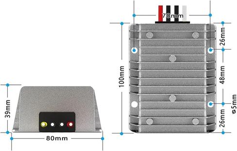 24V36V إلى 12V25A مخفض الجهد الكهربائي على اللوحة 48V60V إلى 12V20A مصدر طاقة مقاوم للماء مستقر 72V إلى 12V23A (Output20A) in Kuwait