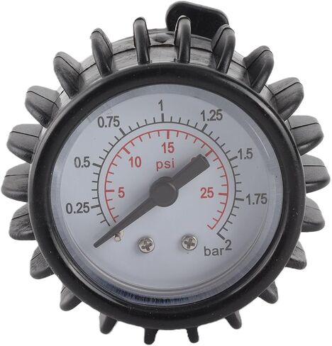 CHICIRIS 30PSI Inflatable Boat Air Pressure Gauge, Single Barometer with Hand Pump, for Rubber Dinghy Kayak Rafting Water Skiing Accessories in Kuwait