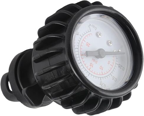CHICIRIS 30PSI Inflatable Boat Air Pressure Gauge, Single Barometer with Hand Pump, for Rubber Dinghy Kayak Rafting Water Skiing Accessories in Kuwait