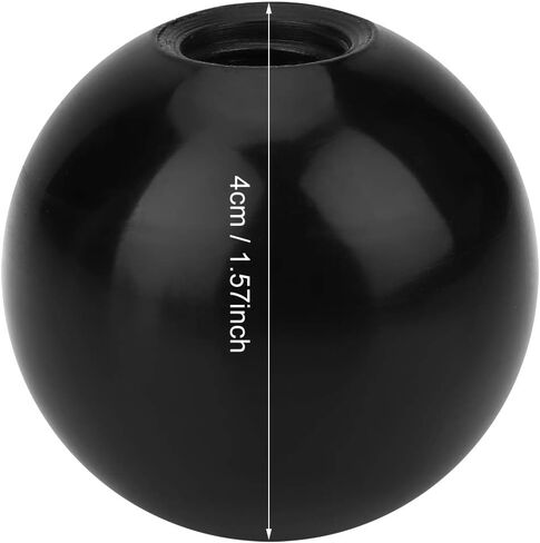 Aramox 6 قطعة مقابض الكرة الخيوط M12 40 مللي متر قطرها سطح مصقول عملية مستديرة مقابض الكرة لآلة رافعة مقبض البلاستيك in Kuwait