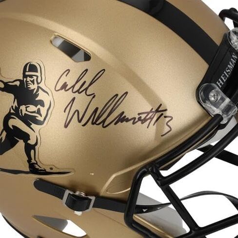 Caleb Williams USC Trojans Autographed 2023 Riddell Heisman Authentic Helmet - Autographed College Helmets in Kuwait