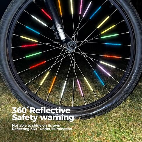 Spoke Reflectors – in 8 curated Colors for high-Visibility Reflection Under Light. They Enhance Safety and Style, offering Easy Installation with Lightweight, Durable Construction. in Kuwait