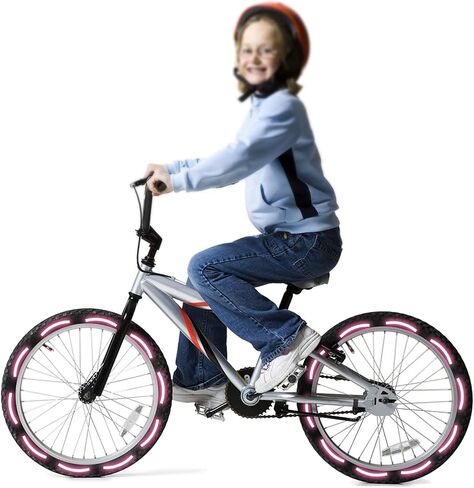 HUIOP Reflective Tape, 10pcs Adhesive Reflective Tape Cycling Warning Sticker Bike Reflector Tape Strip for Car Bicycle Motorcycle Scooter Wheel Rim Decoration in Kuwait