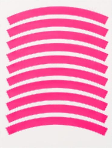HUIOP Reflective Tape, 10pcs Adhesive Reflective Tape Cycling Warning Sticker Bike Reflector Tape Strip for Car Bicycle Motorcycle Scooter Wheel Rim Decoration in Kuwait