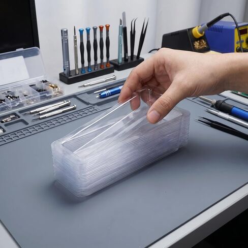 100 قطعة من أغطية اليد الواقية على مدار الساعة من Operitacx - درع قبة بلاستيكي مقاس 7.8 بوصة لأيدي ساعة الحائط - واقي مؤشر مضاد للتصادم للشحن والمناولة - يمنع الانحناء in Kuwait