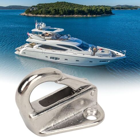 6Pcs 316 Stainless Steel Marine Hook 36 * 30mm Easily Hang Boat Hanger Durable Heavy Duty Spring Buckle Type Hanger for Mooring, Rope Lowering, Anchoring, Rigging in Kuwait