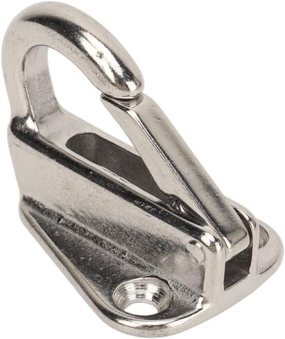 6Pcs 316 Stainless Steel Marine Hook 36 * 30mm Easily Hang Boat Hanger Durable Heavy Duty Spring Buckle Type Hanger for Mooring, Rope Lowering, Anchoring, Rigging in Kuwait