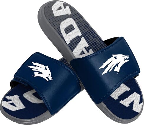FOCO Nevada Wolfpack NCAA Mens Gradient Wordmark Gel Slide - M in Kuwait