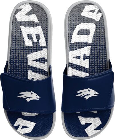 FOCO Nevada Wolfpack NCAA Mens Gradient Wordmark Gel Slide - M in Kuwait