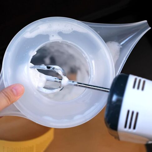 Measure Pitcher Splashs Mixing Cup with Lid & Filter 1500ml Pour Cup for Liquid Oil Vinegar Flour Kitchen Measure Pitcher with Splashs Cover in Kuwait