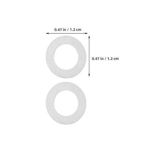 100pcs Door Handle Washers: Door Handle Spindle Repair Washers - Stainless Steel Flat Shims Gasket for Knob Stabilization Home Hardware Maintenance in Kuwait