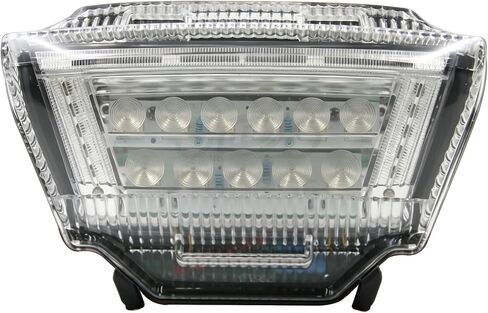 الخلفي-ضوء فرامل LED متكامل LED Tail Tend Light متوافق مع Kawasaki Ninja ZX10R ZX-10R 2011-2015 (Clear) in Kuwait