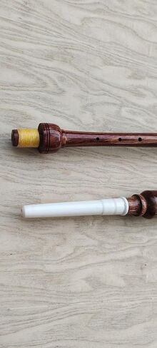 Traditional Rosewood Practice Chanter for Bagpipes | Handmade Scottish Bagpipe Training Flute with Reed & Carry Case | Professional Scottish Musical Instrument for Beginners & Experts in Saudi Arabia