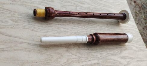 Traditional Rosewood Practice Chanter for Bagpipes | Handmade Scottish Bagpipe Training Flute with Reed & Carry Case | Professional Scottish Musical Instrument for Beginners & Experts in Saudi Arabia