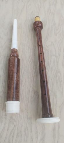 Traditional Rosewood Practice Chanter for Bagpipes | Handmade Scottish Bagpipe Training Flute with Reed & Carry Case | Professional Scottish Musical Instrument for Beginners & Experts in Saudi Arabia