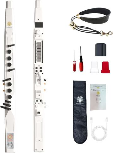 MK EWI, Performance-grade Electronic Wind Instrument, Wind Synth With Bulit in OTG Recording, Rechargeable, 68 Sounds, 5W High-power Cavity Speaker, For Professionals in Saudi Arabia