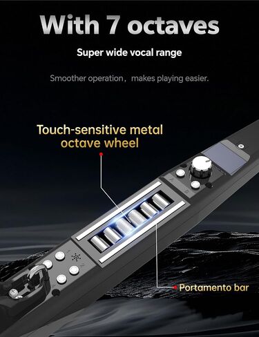 MK EWI, Performance-grade Electronic Wind Instrument, Wind Synth With Bulit in OTG Recording, Rechargeable, 68 Sounds, 5W High-power Cavity Speaker, For Professionals in Saudi Arabia