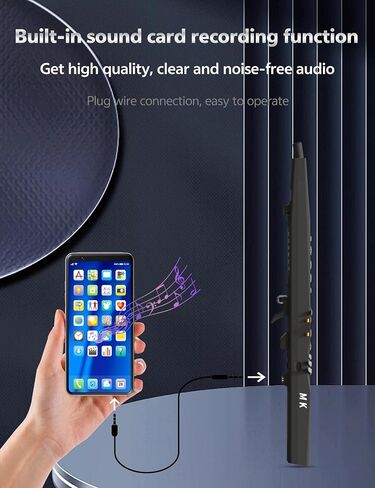MK EWI, Performance-grade Electronic Wind Instrument, Wind Synth With Bulit in OTG Recording, Rechargeable, 68 Sounds, 5W High-power Cavity Speaker, For Professionals in Saudi Arabia