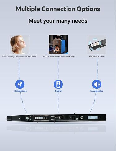 MK EWI, Performance-grade Electronic Wind Instrument, Wind Synth With Bulit in OTG Recording, Rechargeable, 68 Sounds, 5W High-power Cavity Speaker, For Professionals in Saudi Arabia