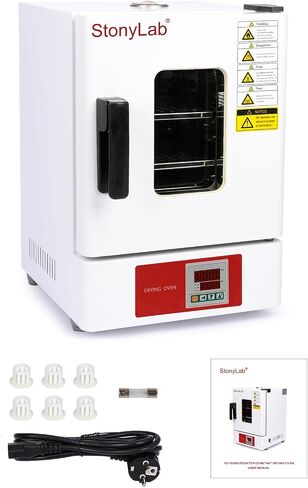 stonylab Digital Gravity Convection Oven, Stainless Steel Interior, Benchtop Electric Thermostatic for Laboratory Drying and Heating, 18L/0.63 cu ft, 110V/300℃ 50/60 Hz 600W in Kuwait