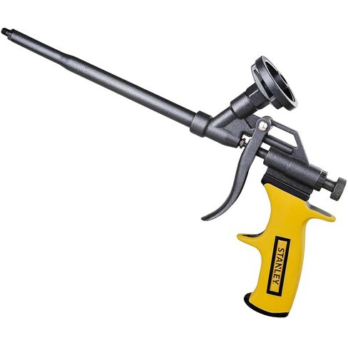 Stanley PRO-FG2 Foam Gun – High Precision Professional Grade 8" Applicator with Teflon Coated Basket, Metal Body & Extension Nozzles | For Expanding Insulation Foam | 1 Pack, 8 In in Kuwait