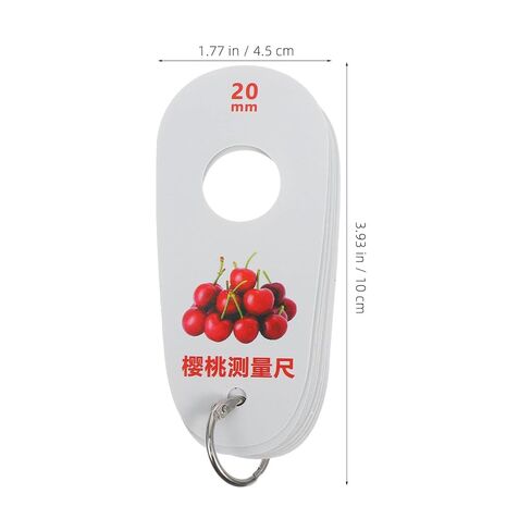 Operitacx 2pcs Blueberry Sizing Gauge, Cherry Sorting Dimension Checker, 9-Sizes Hole, Fresh Berry Grading Tool for Farms, Markets and Home Fruit Producers in Kuwait
