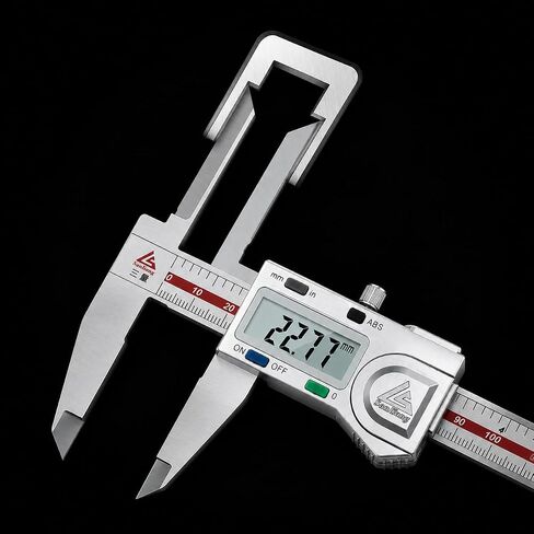 فرجار طويل للفك العلوي، لقطر الثقوب العميقة، دقة 0.0005 بوصة / 0.01 مم، ABS، مم/بوصة (0-300 مم / 0-12 بوصة) in Kuwait