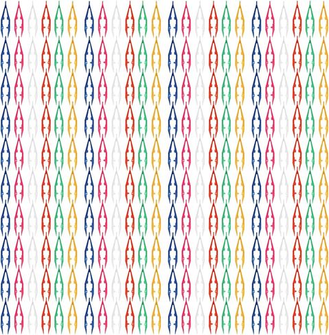 120 Pcs Plastic Tweezers, 4 Inch Colorful Disposable Forceps Durable Small Plastic Beads Tweezer for DIY Crafts, Beading Project, School, Fine Motor Skills Development, Gauze (6 Colors) in Kuwait