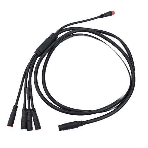 1T5 913AG Waterproof Electric Bicycle Main Cable for KT Controllers, 9-Pin Wiring Harness with Brake Display Throttle Connectors, Fits 24V to 72V E-Bikes, 0.53m / 20.9inch Length in Kuwait