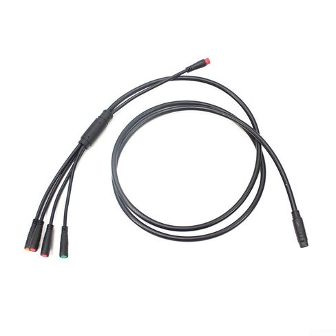 1T5 913AG Waterproof Electric Bicycle Main Cable for KT Controllers, 9-Pin Wiring Harness with Brake Display Throttle Connectors, Fits 24V to 72V E-Bikes, 0.53m / 20.9inch Length in Kuwait