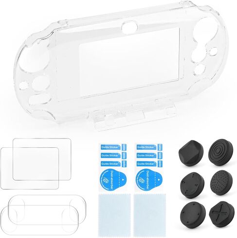 Transparent Hard Shell Case Cover for Sony PlayStation Vita PSV 2000 PCH-2000 Protective Hard Clear Case Accessories Parts in Kuwait
