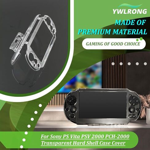 Transparent Hard Shell Case Cover for Sony PlayStation Vita PSV 2000 PCH-2000 Protective Hard Clear Case Accessories Parts in Kuwait