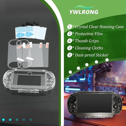 Transparent Hard Shell Case Cover for Sony PlayStation Vita PSV 2000 PCH-2000 Protective Hard Clear Case Accessories Parts in Kuwait