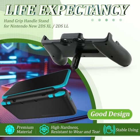 قبضة اليد لنينتندو جديد 2DS LL/XL قوس حامل مقبض قبضة لنينتندو الجديد 2DS LL/XL ملحقات إصلاح استبدال in Kuwait