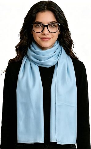 Amerthing Faraday Scarf,Silver Fiber EMF Cloth,Silver Fiber Head Scarf,Reduce 5G,Wi-Fi,Cell Phone EMF Radiation in Kuwait