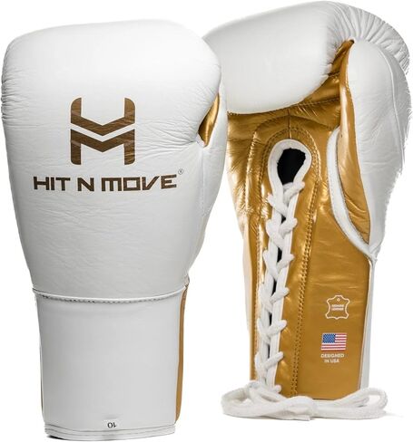 قفازات الملاكمة HIT N MOVE Pro Agility طوال اليوم بأربطة، قفازات الملاكمة للرجال، معدات الملاكمة، قفازات السجال والحقائب الثقيلة للملاكمة، الكيك بوكسينغ، Muay Thai، MMA in Kuwait