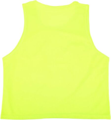 Football Training Vest Durable Breathable 12PCS for Children Soccer Sports Fluorescent Green in Kuwait