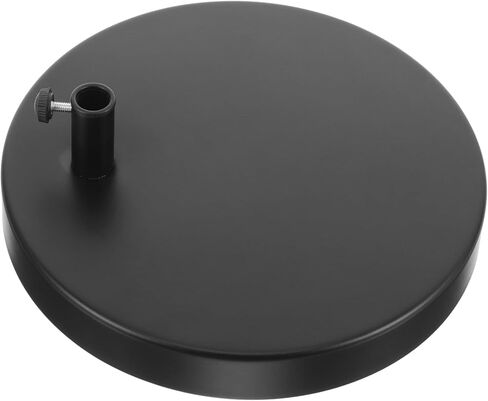Nuobesty DIY Table Lamp Accessory Swing Arm Desk Lamp Base Heavy Duty Iron Stand Black Table Mounting Stand Replacement for Swing Arm 7.48X7.48X2.75In in Kuwait