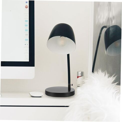 Nuobesty DIY Table Lamp Accessory Swing Arm Desk Lamp Base Heavy Duty Iron Stand Black Table Mounting Stand Replacement for Swing Arm 7.48X7.48X2.75In in Kuwait