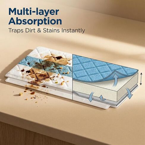 Disposable Hard Floor Pad Refills, Compatible with Shark VACMOP Pro VM252 VM251 VM250 VM200 VC205 QM250 VM190 VM200P12 VMP30 for use on All Sealed Floors (15 Pack) in Saudi Arabia