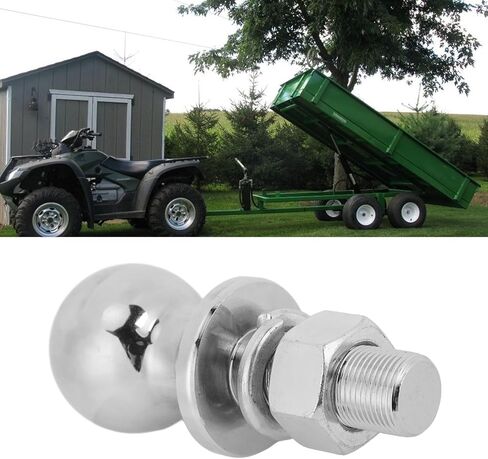 ZJchao Trailer Hitch 2 Inch Diameter 7500LBS Capacity for Boat Trailer RV ATV SUV with 28 X Inch Shank in Kuwait