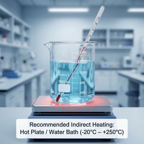 QWORK Borosilicate Glass 2000ml Beaker – Double Scale Measuring Cup for Lab, Classroom & Experiment Use in Kuwait