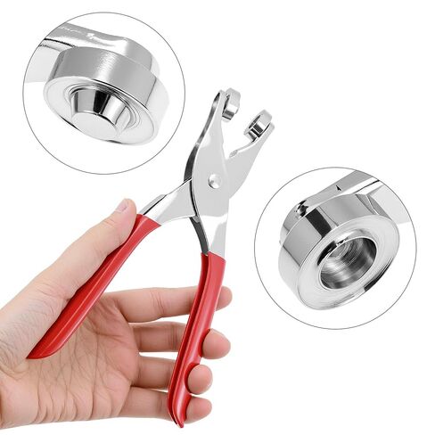 مجموعة أدوات QWORK 150 قطعة بحلقة معدنية مقاس 1/2 بوصة مع مجموعة فتحات وزردية ثقب جلدي و150 فتحة معدنية باللون الفضي والذهبي، للجلود والأحزمة والملابس in Kuwait