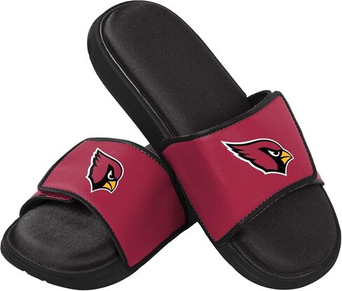 FOCO mens NFL Team Logo Sport Shower Foam Slide Flip Flop Sandals in Kuwait