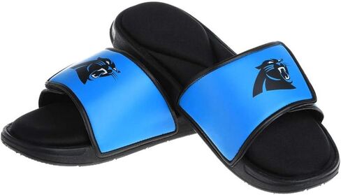 FOCO mens NFL Team Logo Sport Shower Foam Slide Flip Flop Sandals in Kuwait
